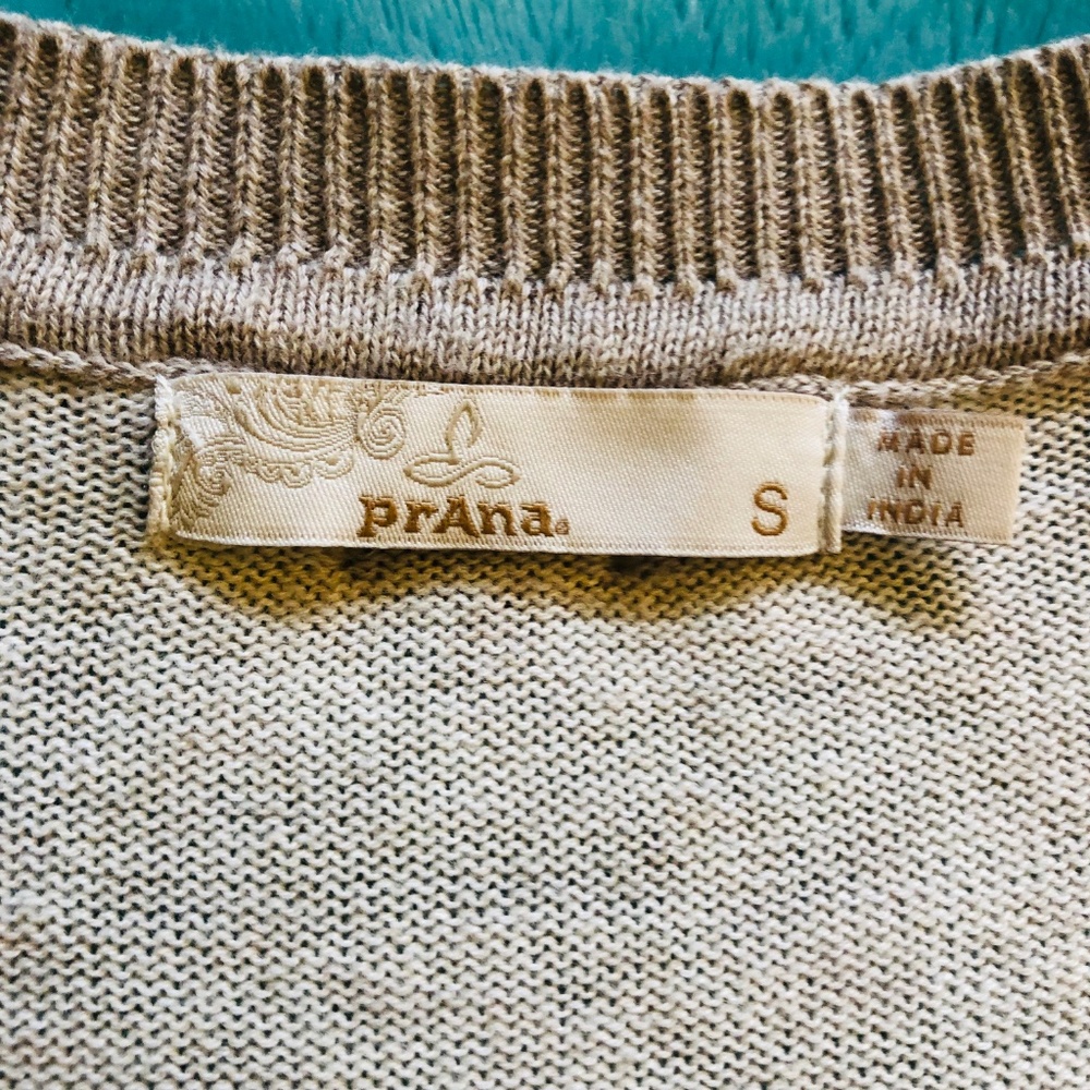 prAna | Cream 100% Organic Cotton Ansleigh Sweater - Picture 6 of 8